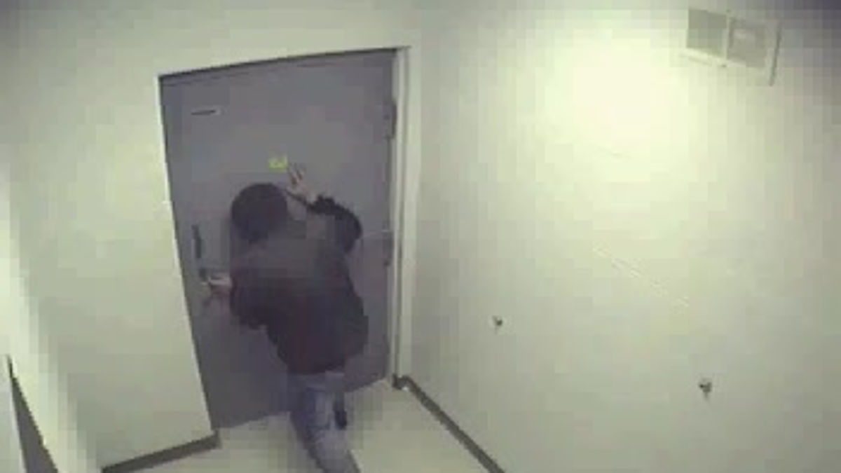 Burglar out in less the 20 Seconds